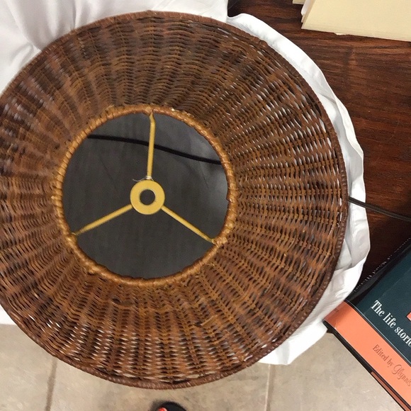 Vintage Hand made Rattan lampshade - Picture 14 of 14